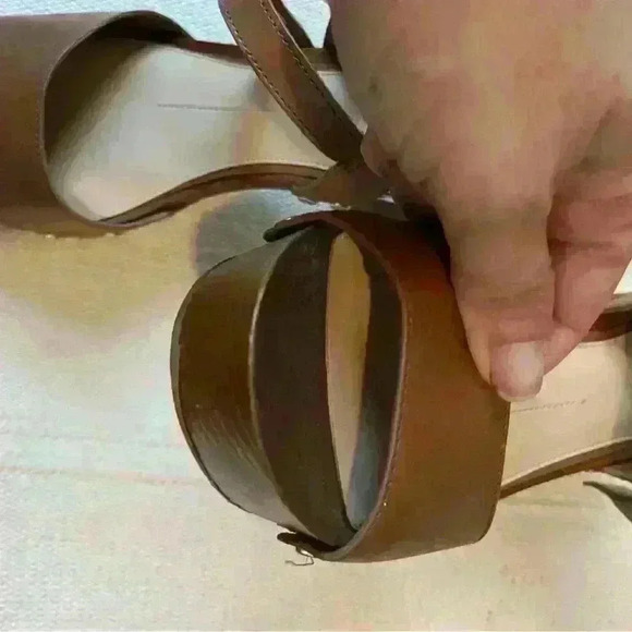 Gianni Bini wood block heels Sz 6 1/2 - Picture 5 of 11